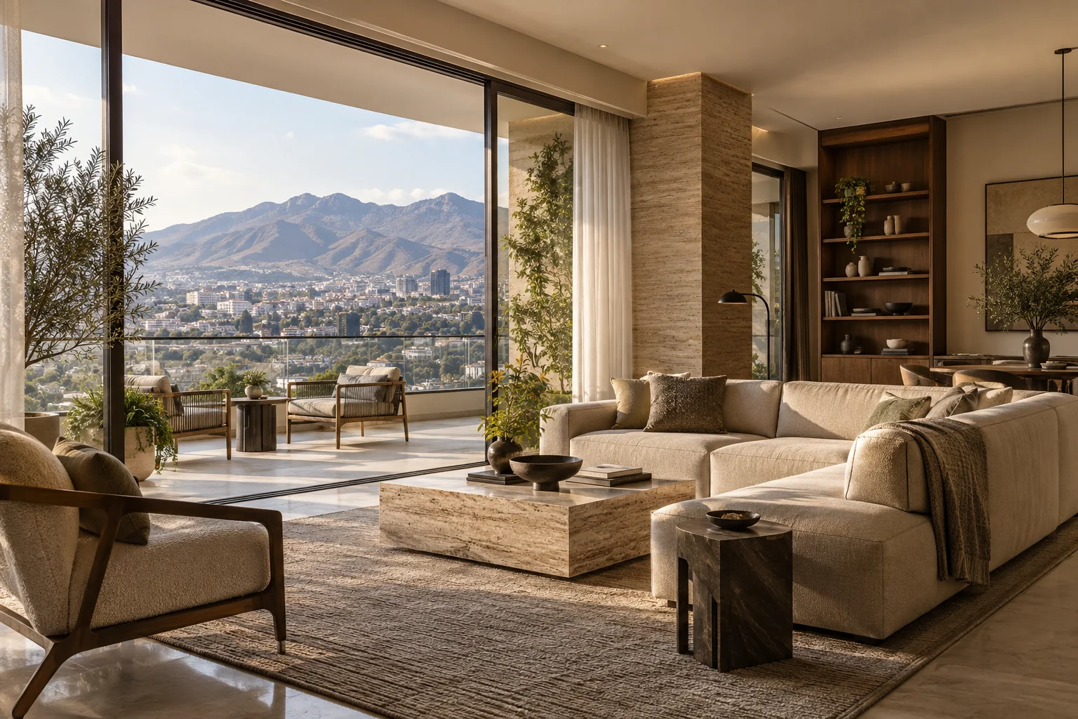 Concept apartment interior at Garden City
