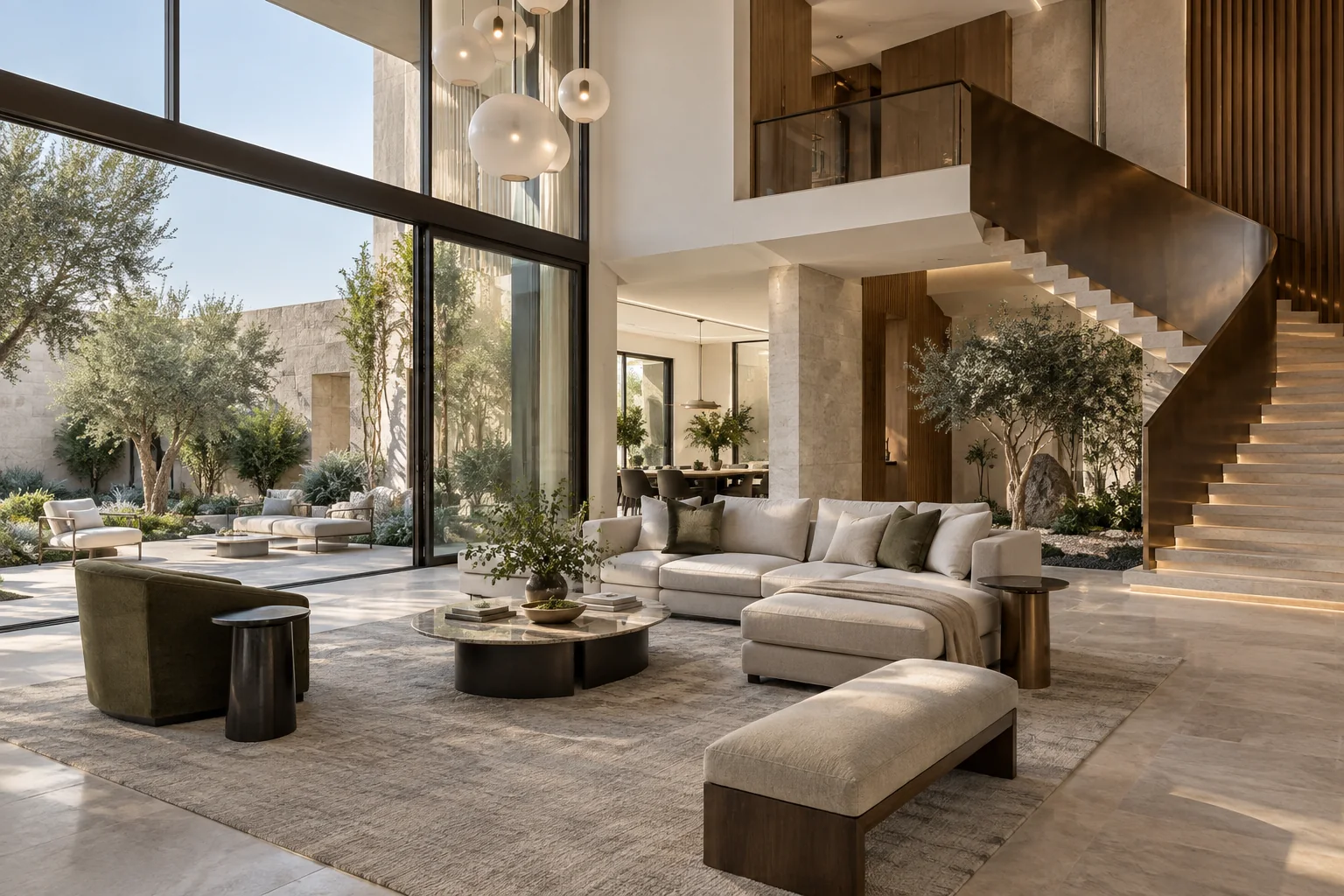 Concept interior of a Garden City villa